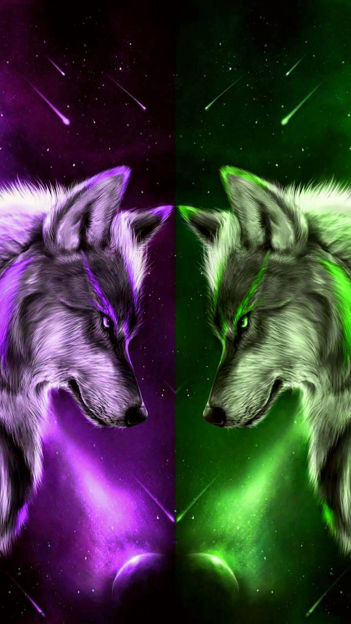 Cool Green Wolf Wallpapers Top Free Cool Green Wolf Backgrounds