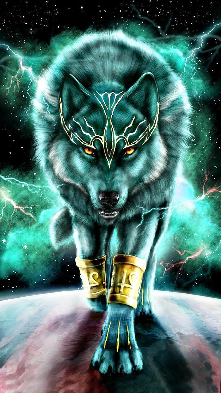 Cool Green Wolf Wallpapers Top Free Cool Green Wolf Backgrounds