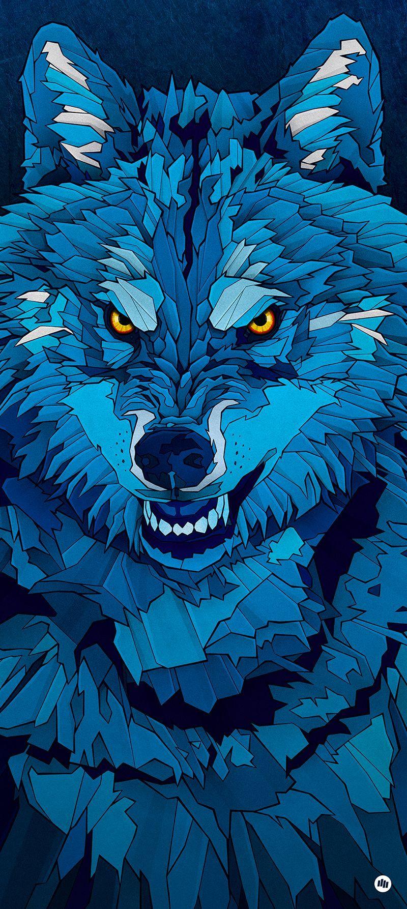 Blue Wolf Phone Wallpapers Top Free Blue Wolf Phone Backgrounds WallpaperAccess