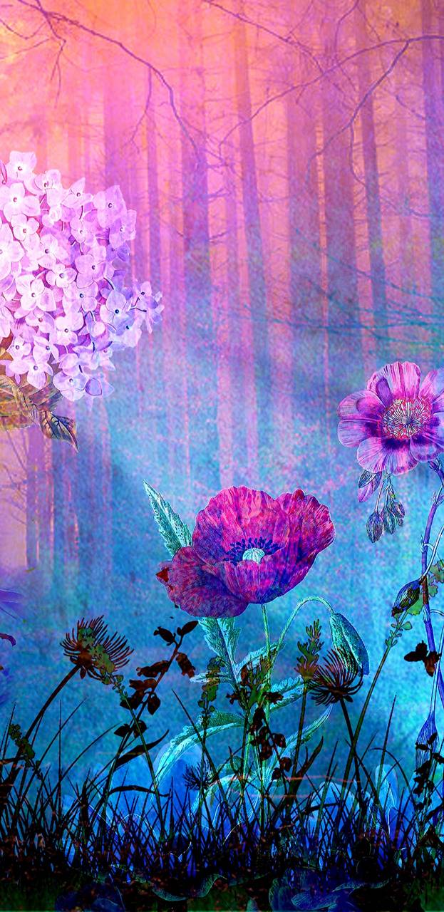 Pink Forest Flower Wallpapers Top Free Pink Forest Flower Backgrounds WallpaperAccess