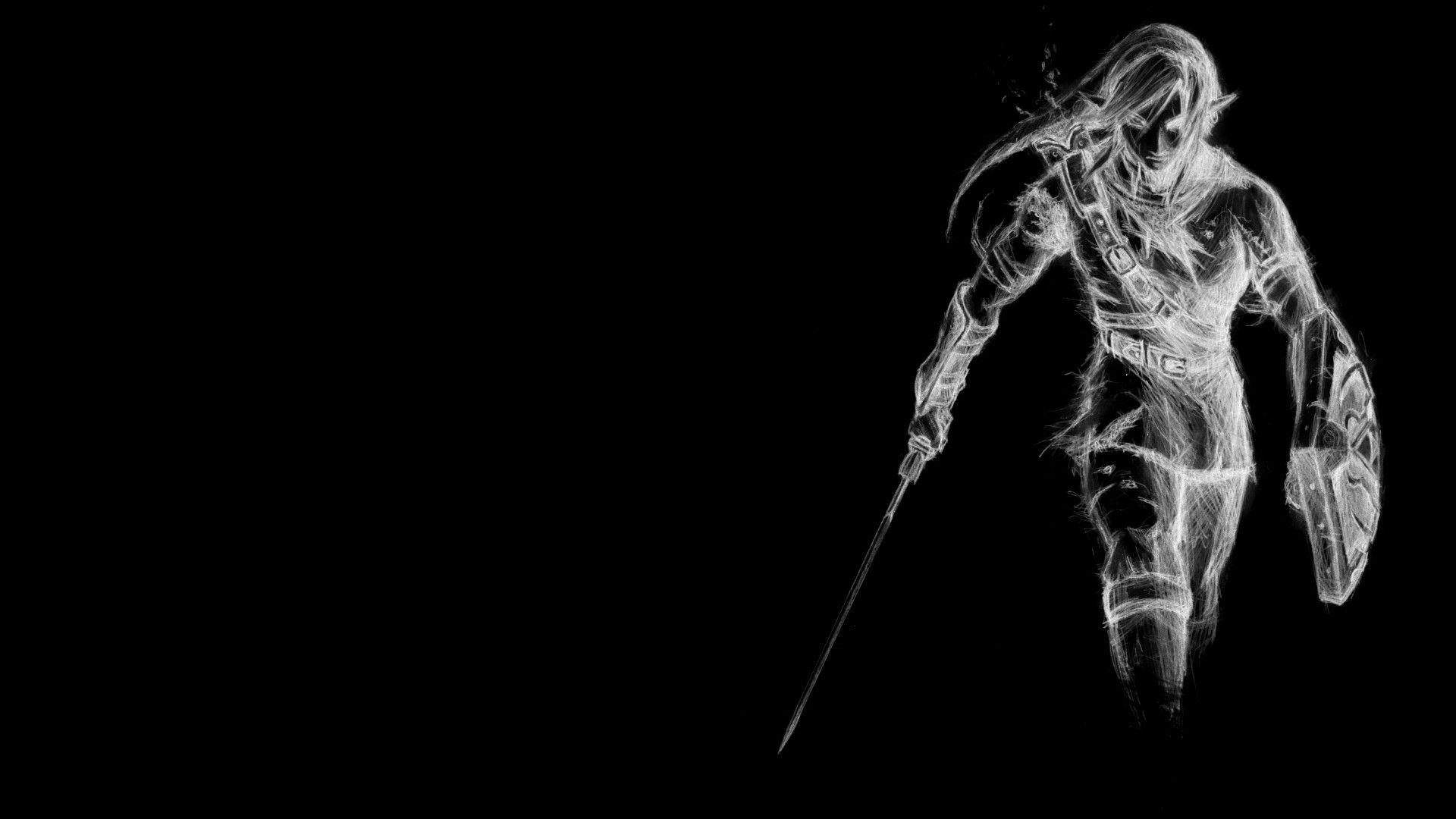 Black and White Zelda Wallpapers Top Free Black and White Zelda