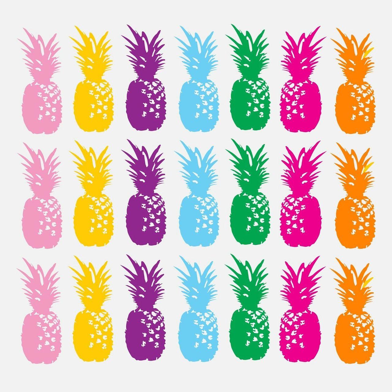 Colorful Pineapple Wallpapers Top Free Colorful Pineapple Backgrounds