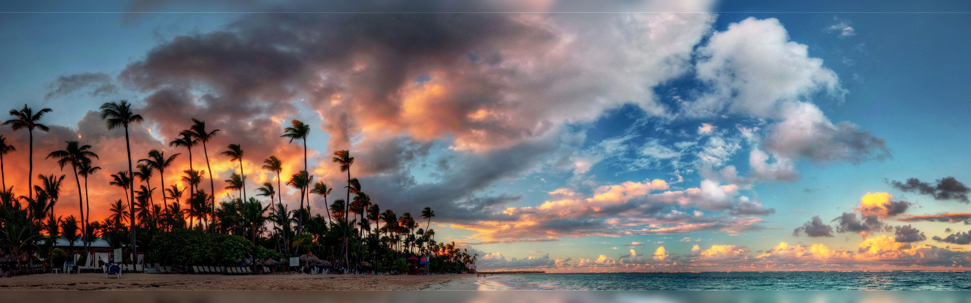 Beach Sunset Dual Screen Wallpapers Top Free Beach Sunset Dual Screen