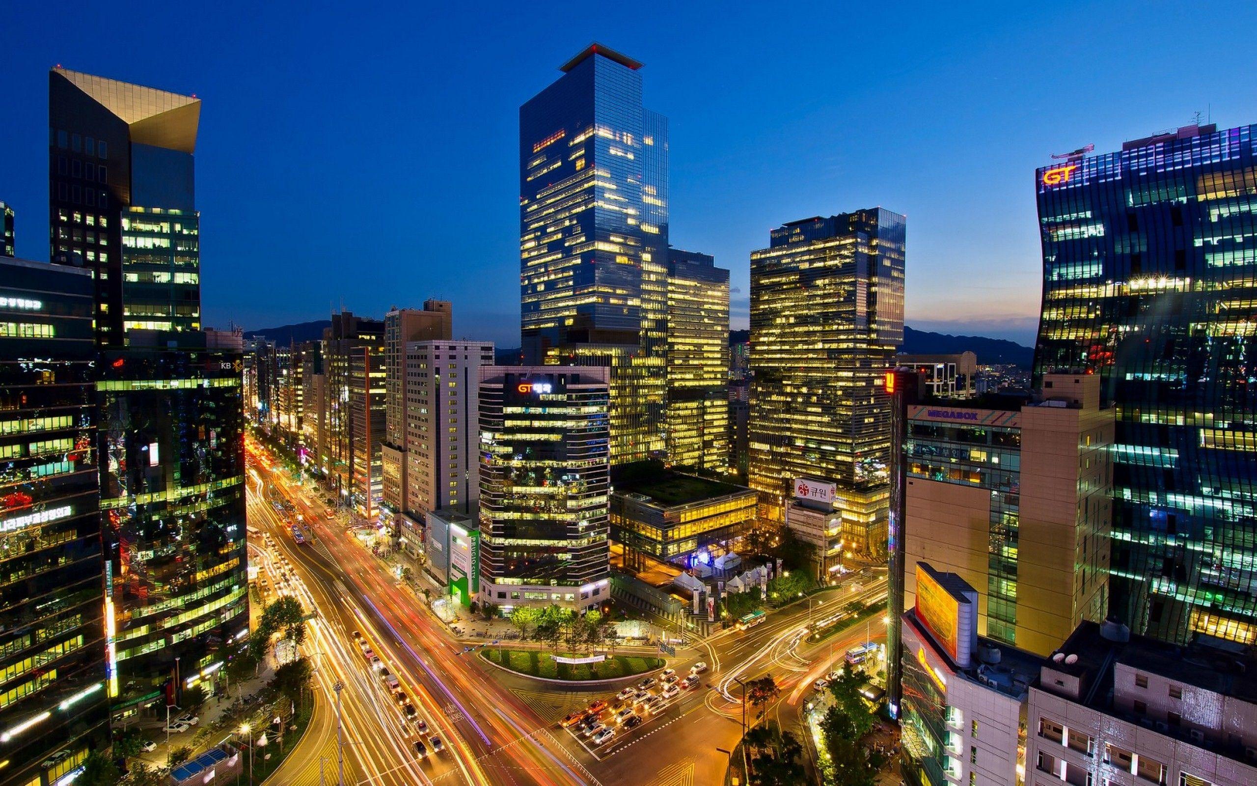 Seoul at Night Wallpapers Top Free Seoul at Night Backgrounds
