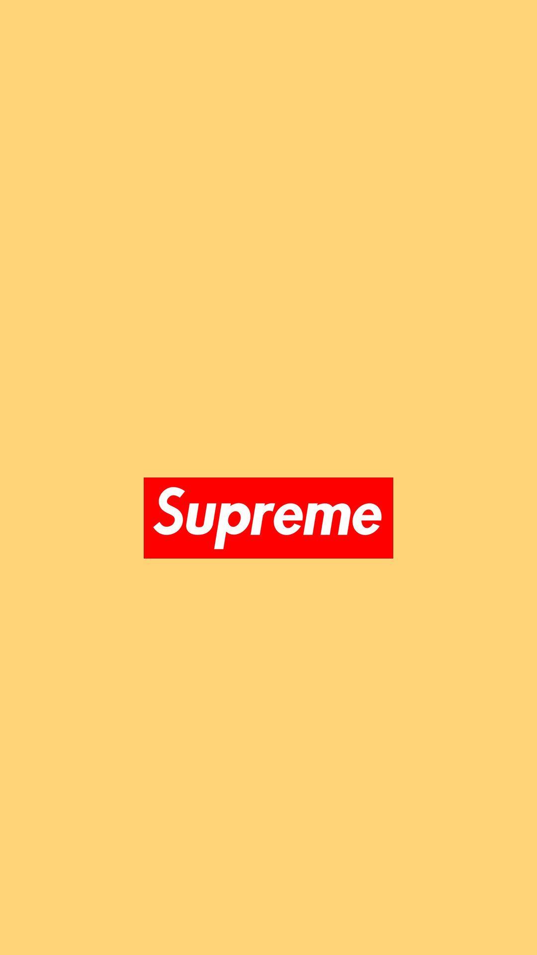 Yellow Supreme Wallpapers Top Free Yellow Supreme Backgrounds