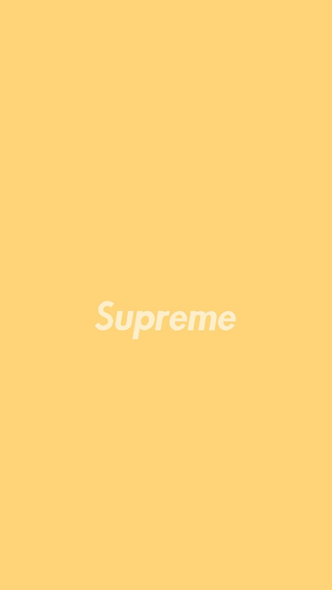 Yellow Supreme Wallpapers Top Free Yellow Supreme Backgrounds