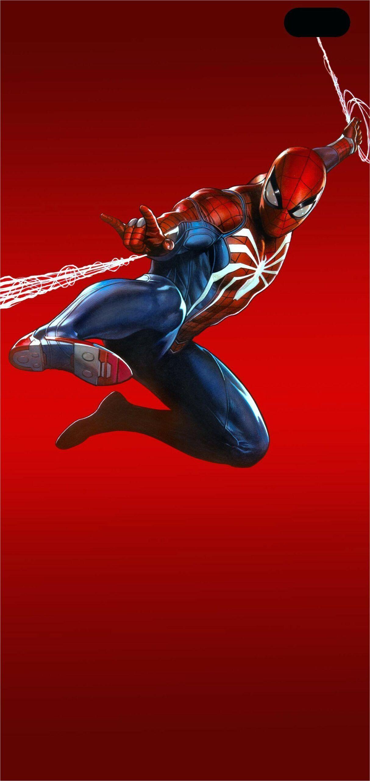 Spiderman Punch Hole Wallpapers Top Free Spiderman Punch Hole