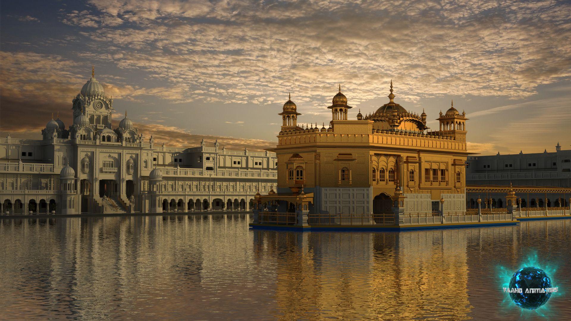 Golden Temple 3D Wallpapers Top Free Golden Temple 3D Backgrounds