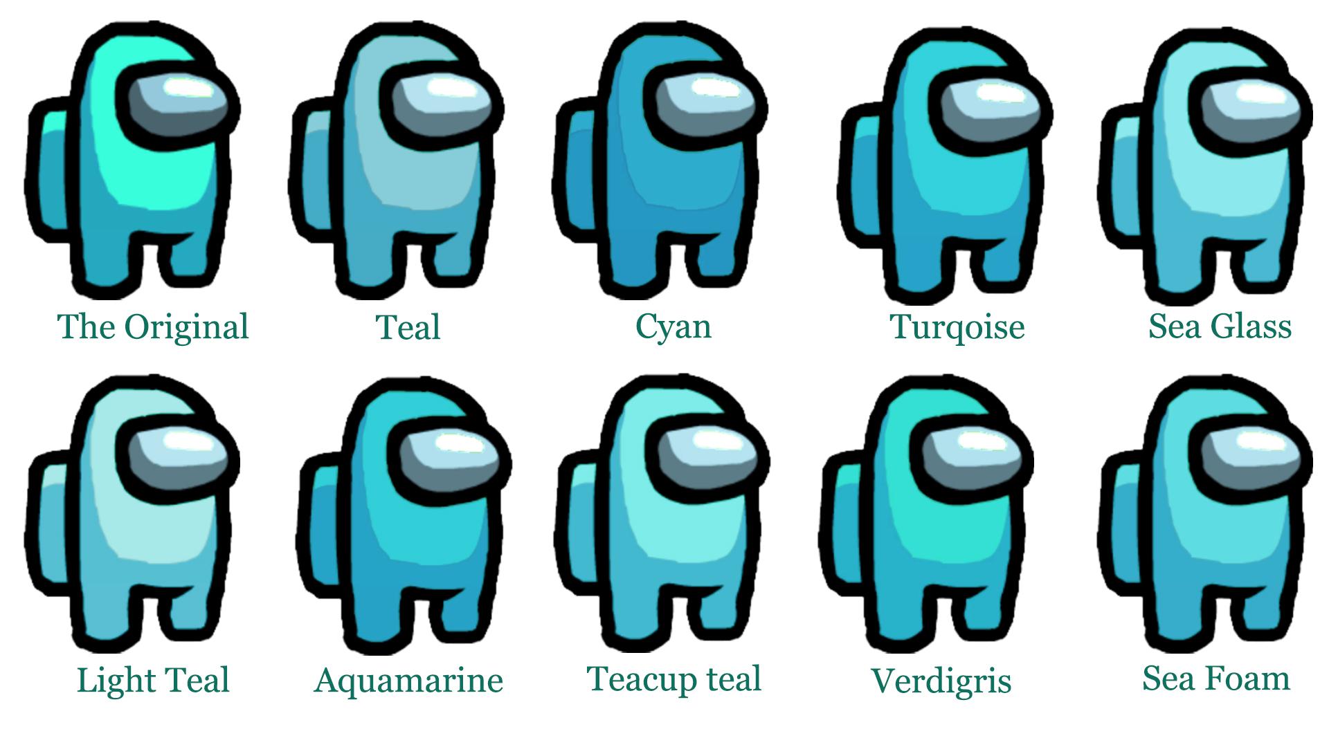 Among Us Cyan Wallpapers Top Free Among Us Cyan Backgrounds