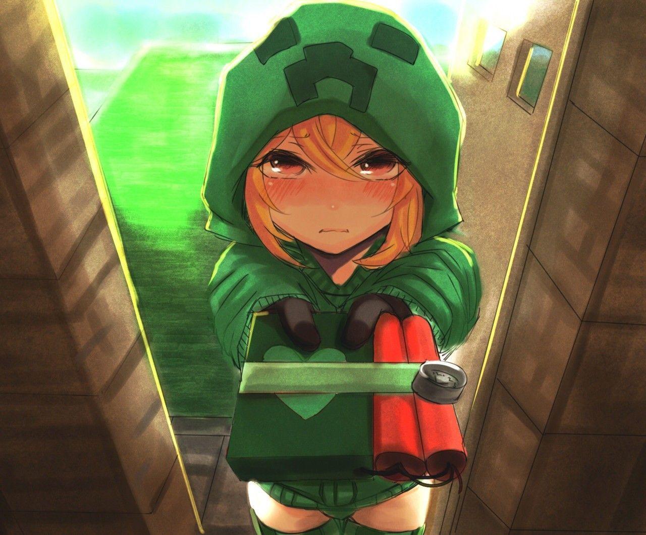 Minecraft Anime Wallpapers Top Free Minecraft Anime Backgrounds(09)