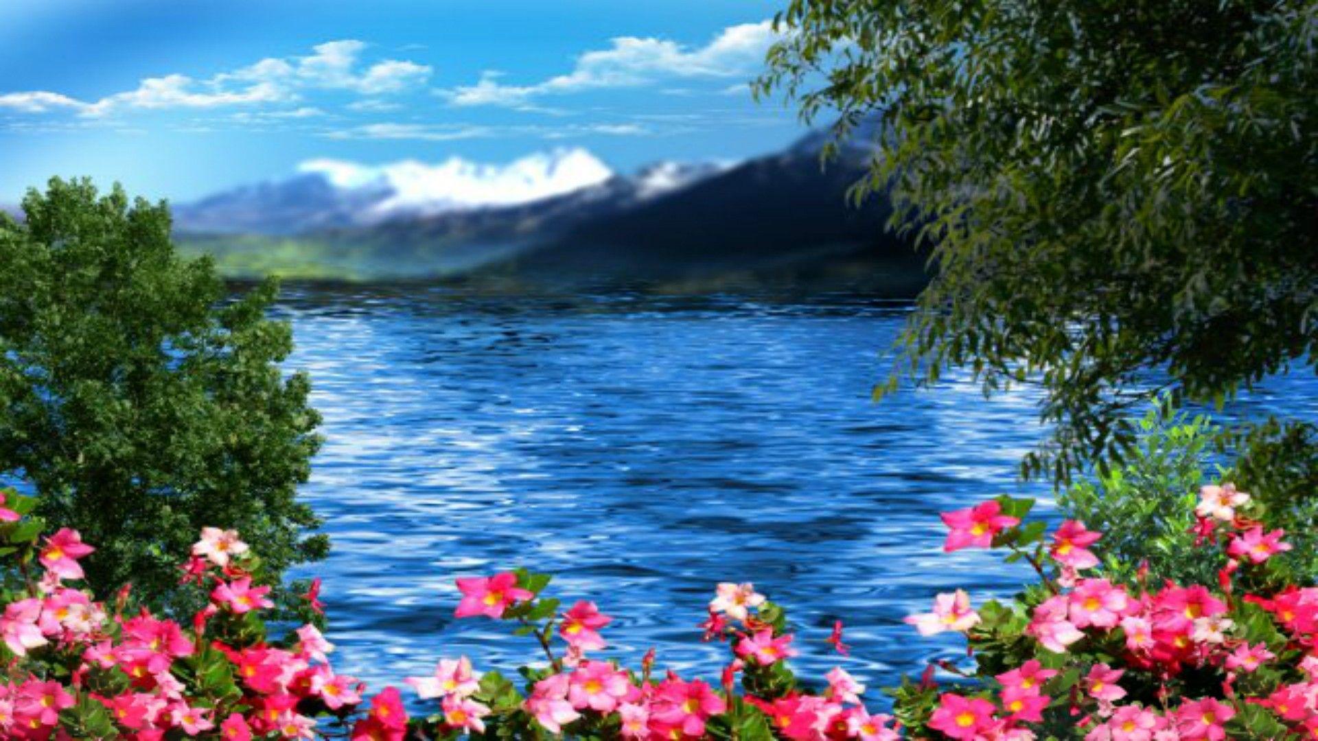 Flowers and Lakes Wallpapers Top Free Flowers and Lakes Backgrounds