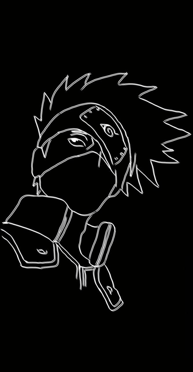 Kakashi Black and White Wallpapers Top Free Kakashi Black and White