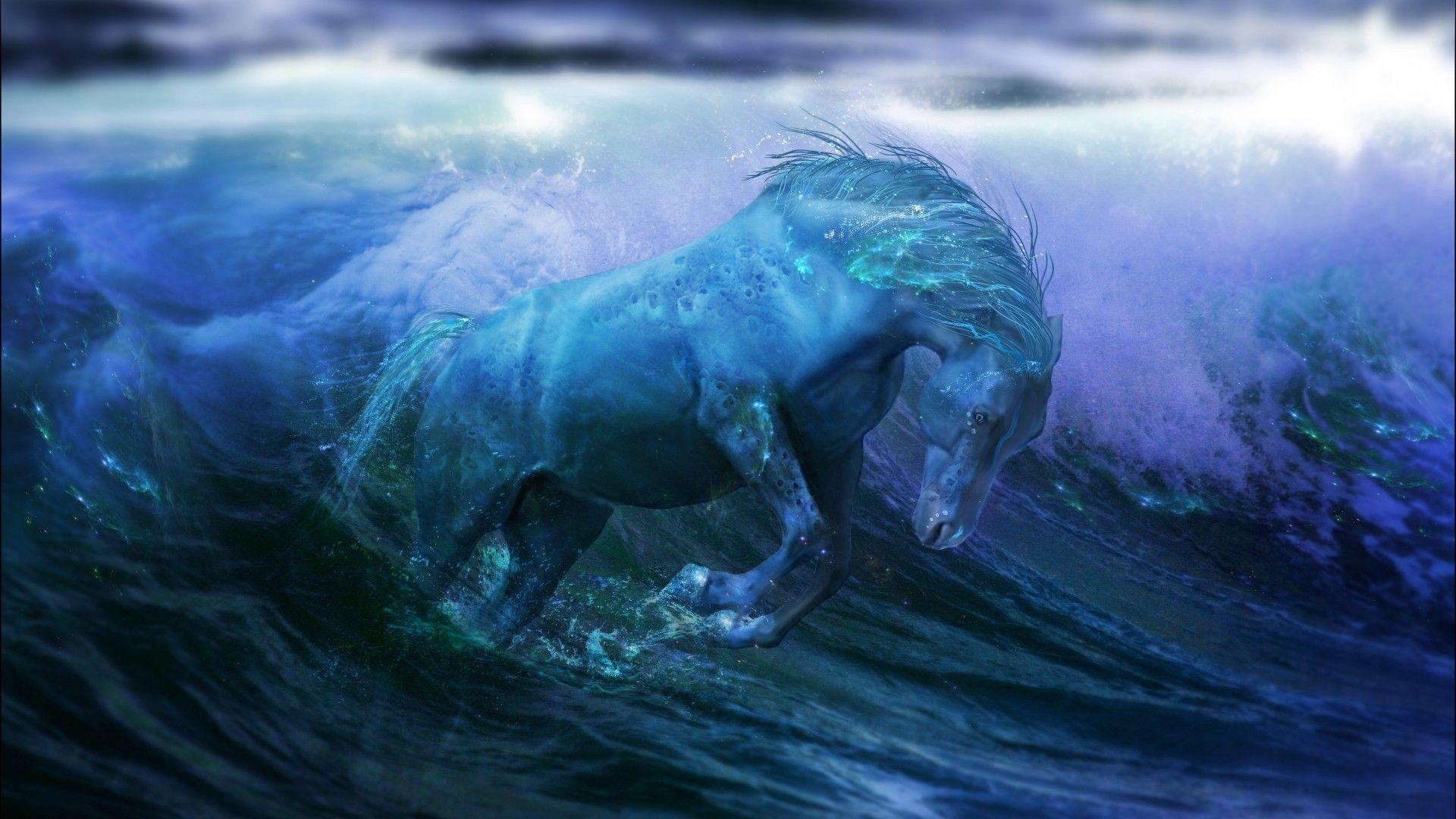 Blue Horse Wallpapers Top Free Blue Horse Backgrounds WallpaperAccess