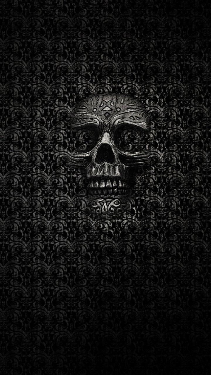 Skull Phone Wallpapers Top Free Skull Phone Backgrounds WallpaperAccess