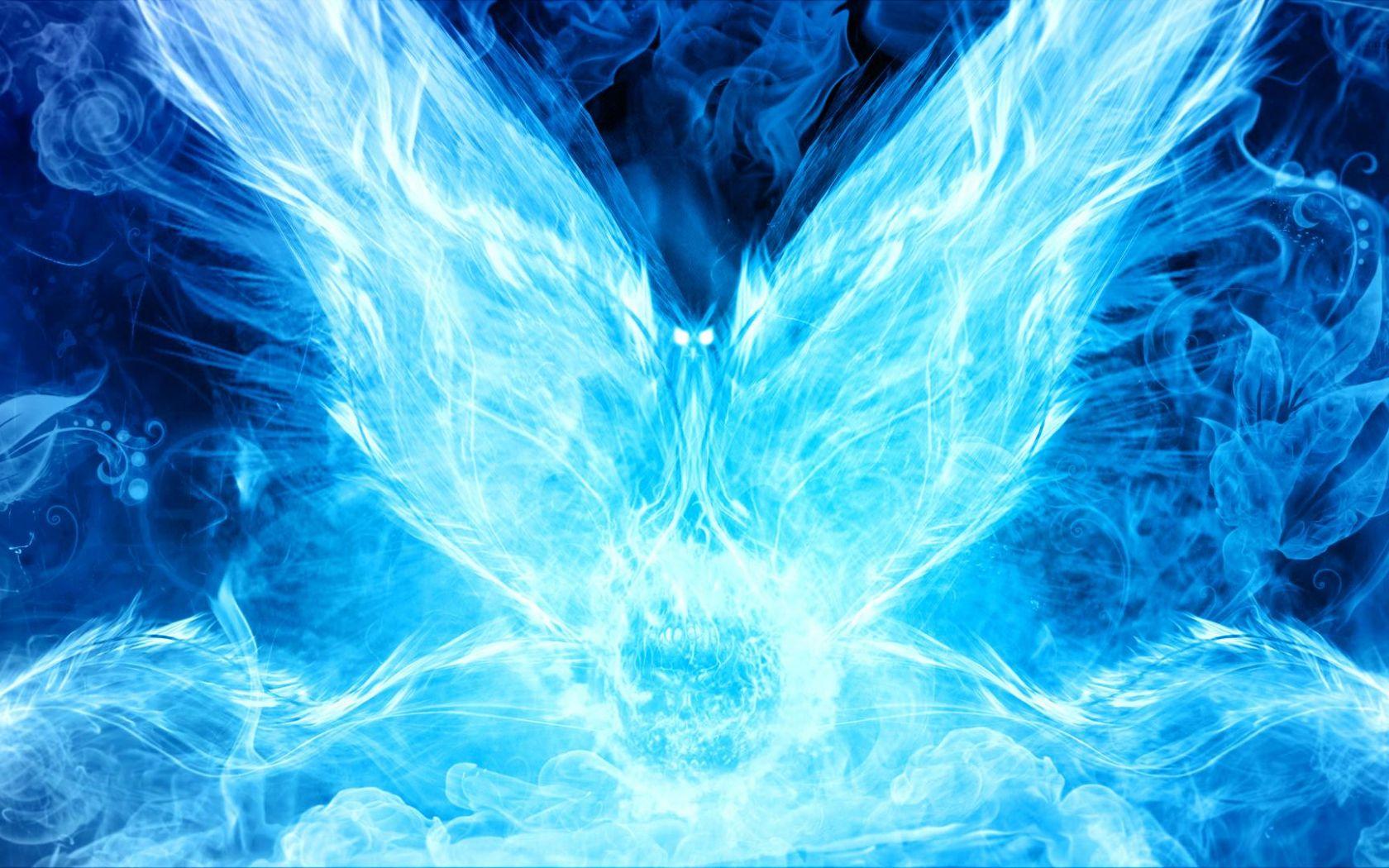 Anime Blue Fire Wallpapers Top Free Anime Blue Fire Backgrounds