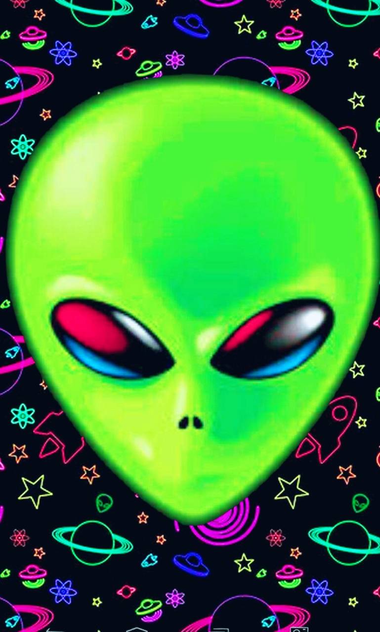 Neon Alien Wallpapers Top Free Neon Alien Backgrounds WallpaperAccess