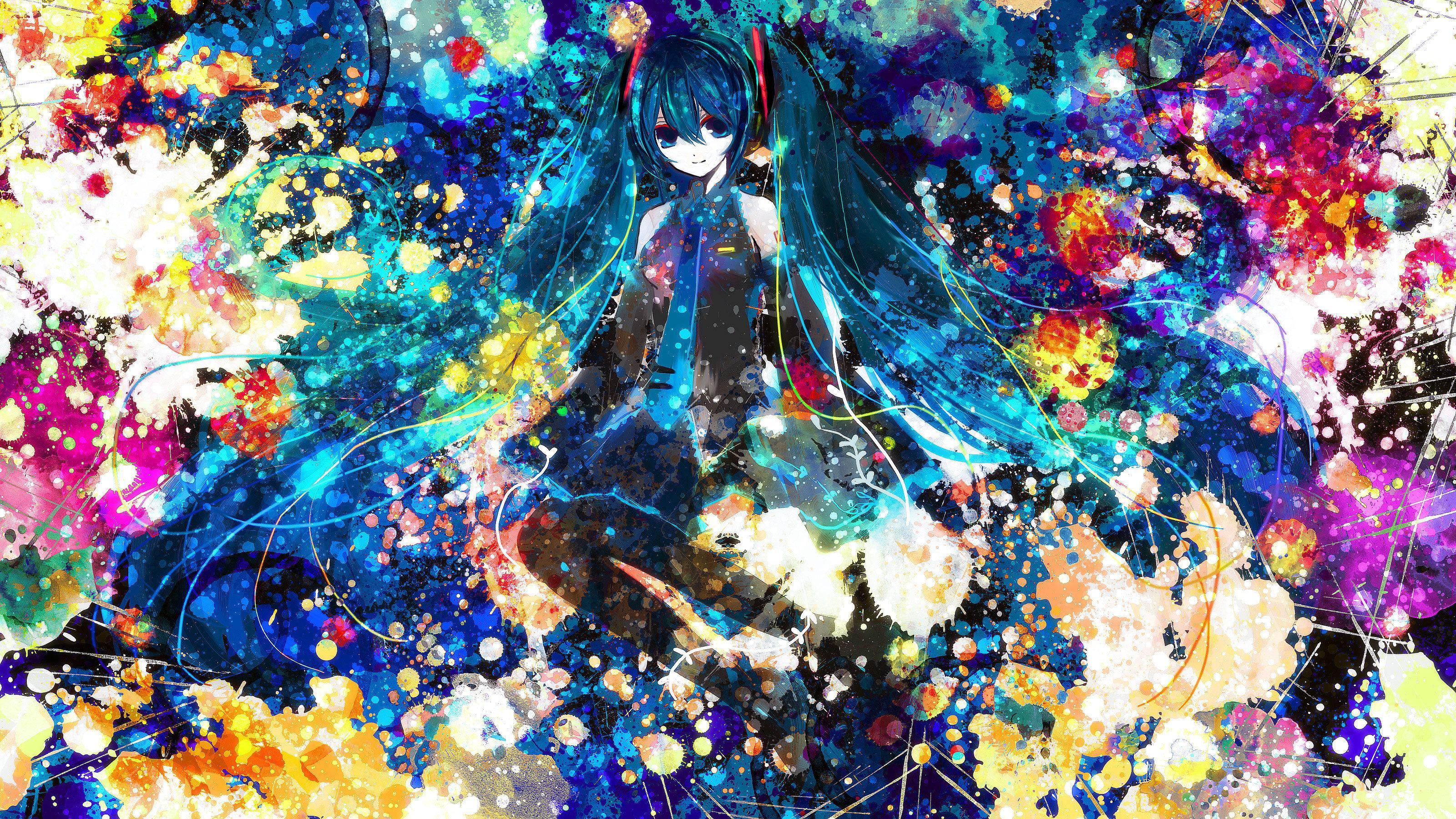 Colorful Abstract Anime Wallpapers Top Free Colorful Abstract Anime Backgrounds WallpaperAccess
