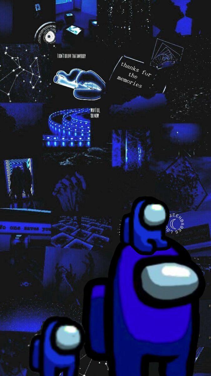 Blue Among Us Wallpapers Top Free Blue Among Us Backgrounds