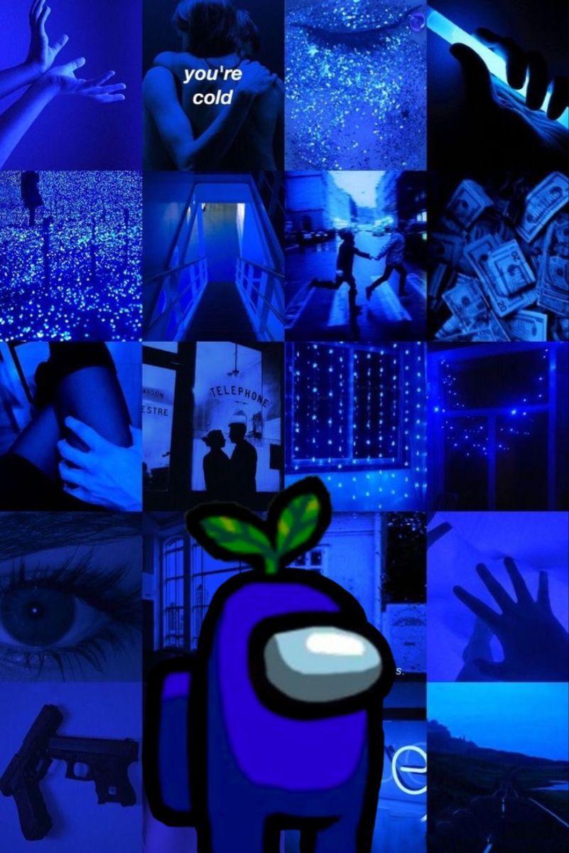 Blue Among Us Wallpapers Top Free Blue Among Us Backgrounds