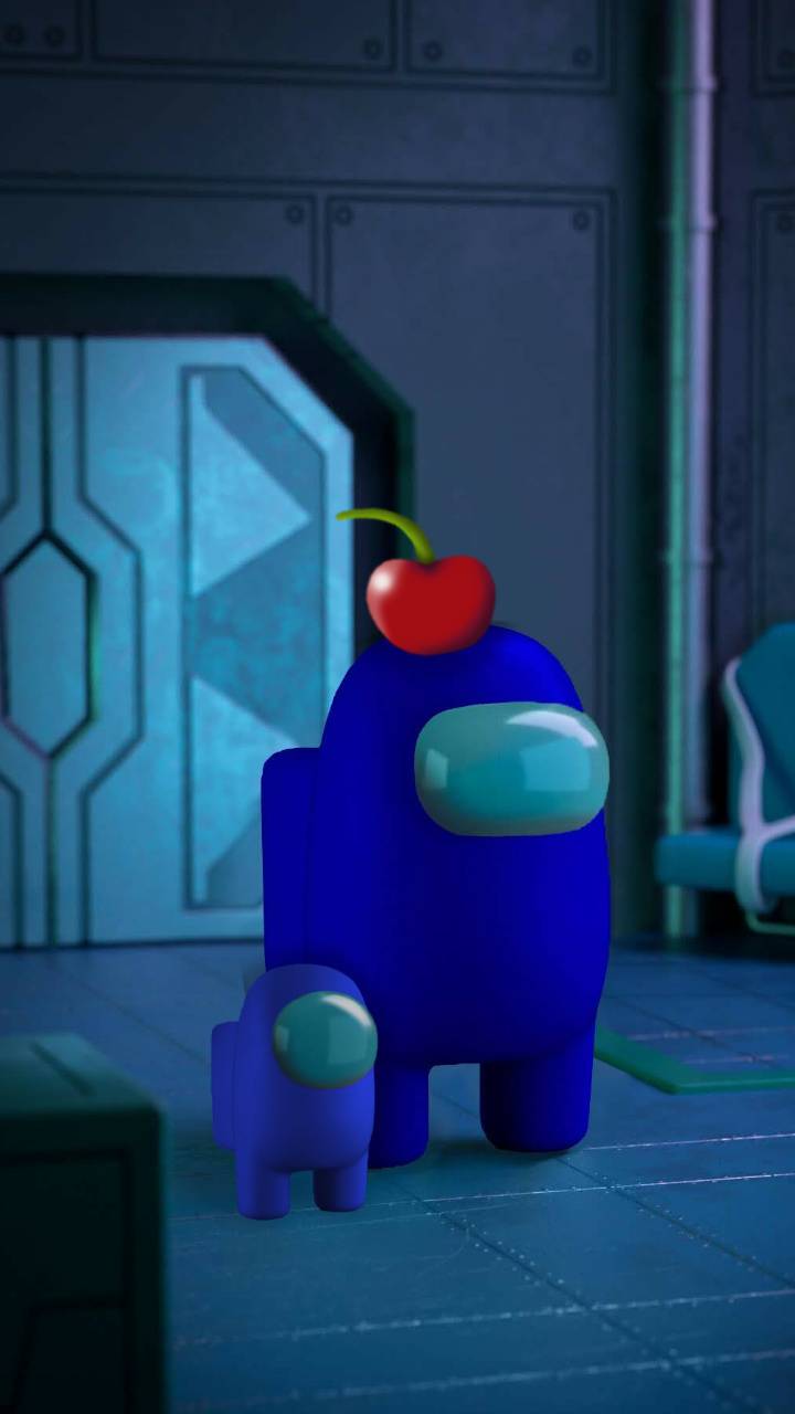 Among Us Blue Wallpapers Top Free Among Us Blue Backgrounds