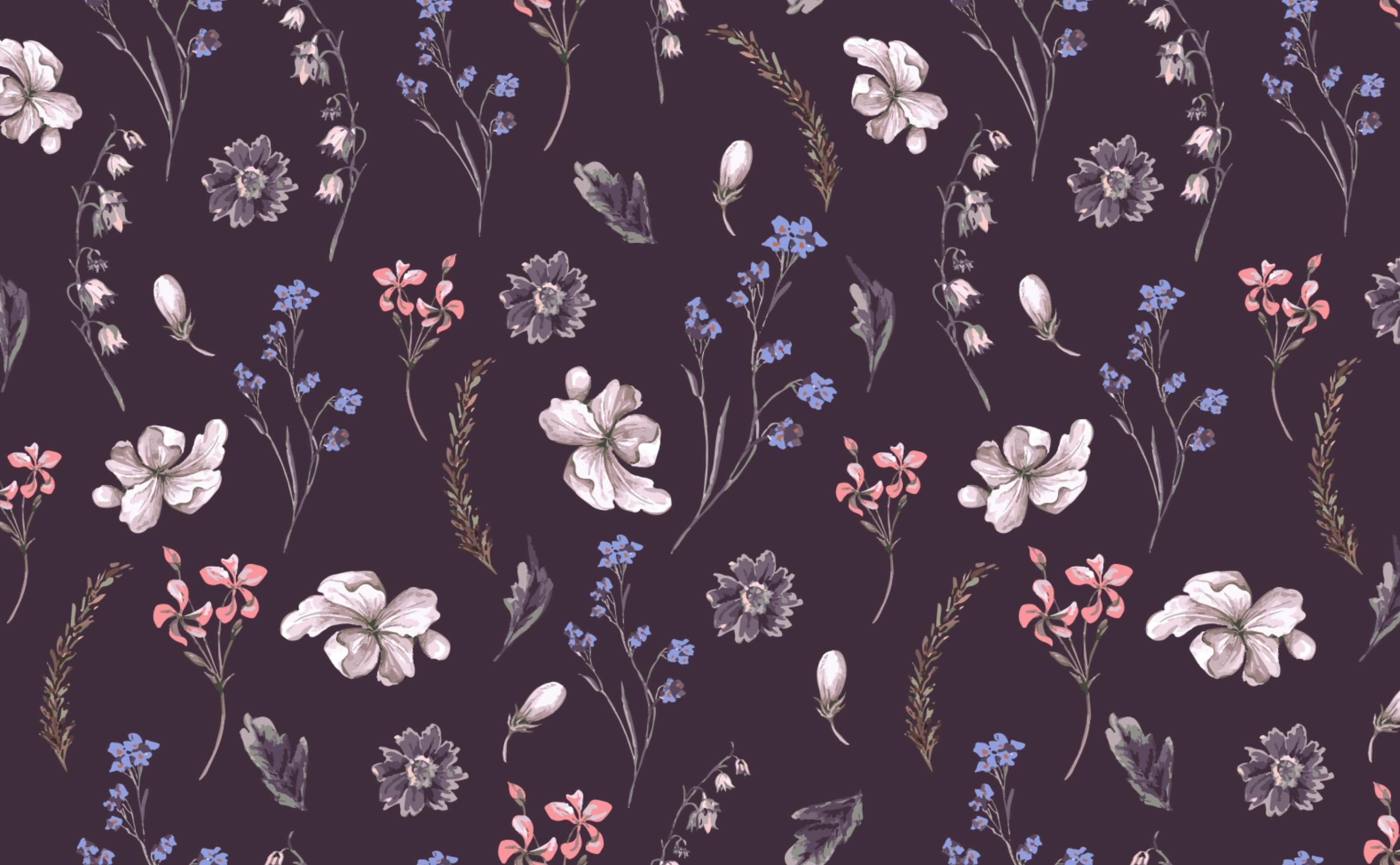 Purple Vintage Floral Wallpapers Top Free Purple Vintage Floral