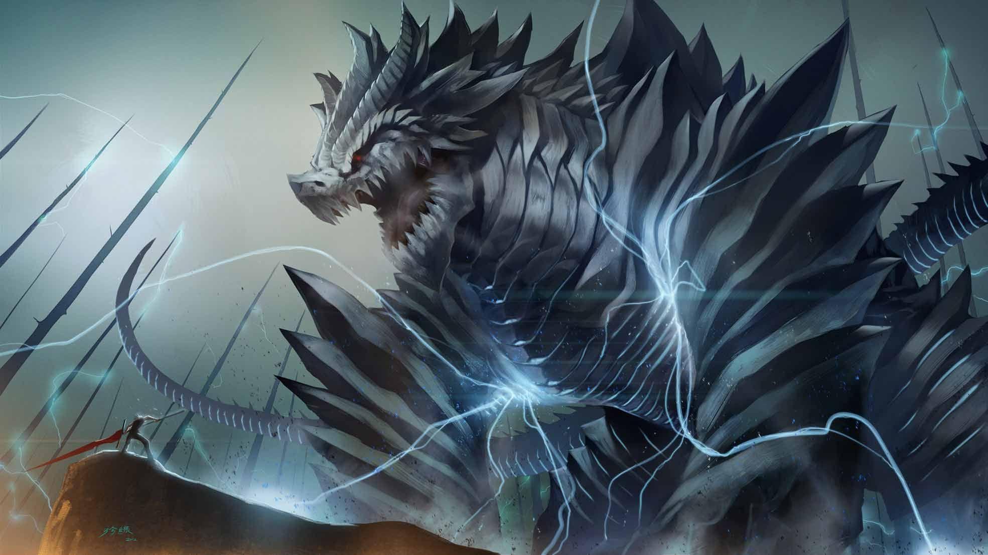 Lightning Dragon Wallpapers Top Free Lightning Dragon Backgrounds