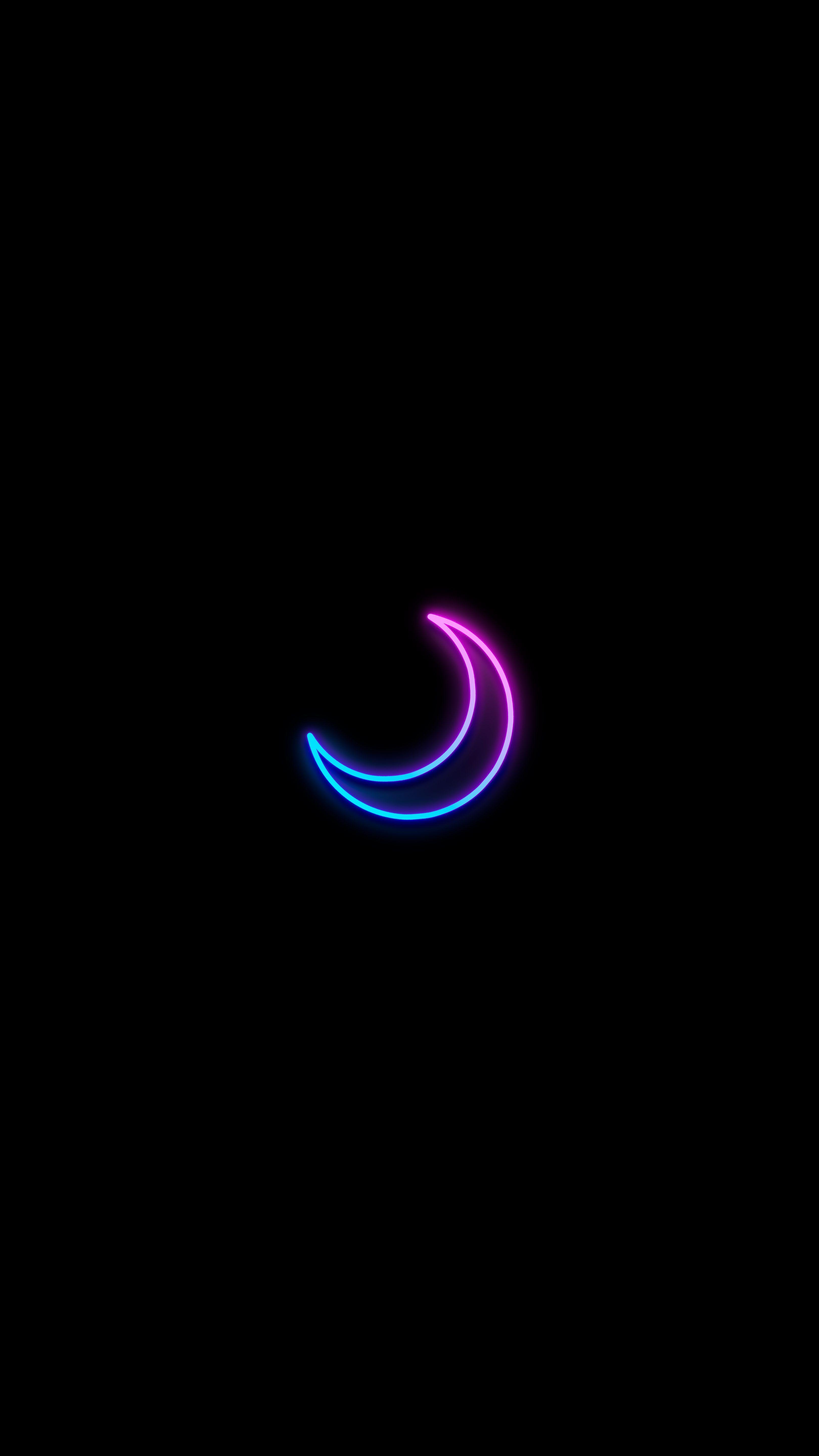Neon Moon Wallpapers Top Free Neon Moon Backgrounds WallpaperAccess