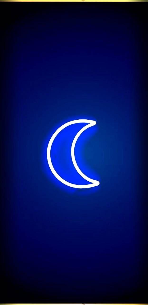 Neon Moon Wallpaper