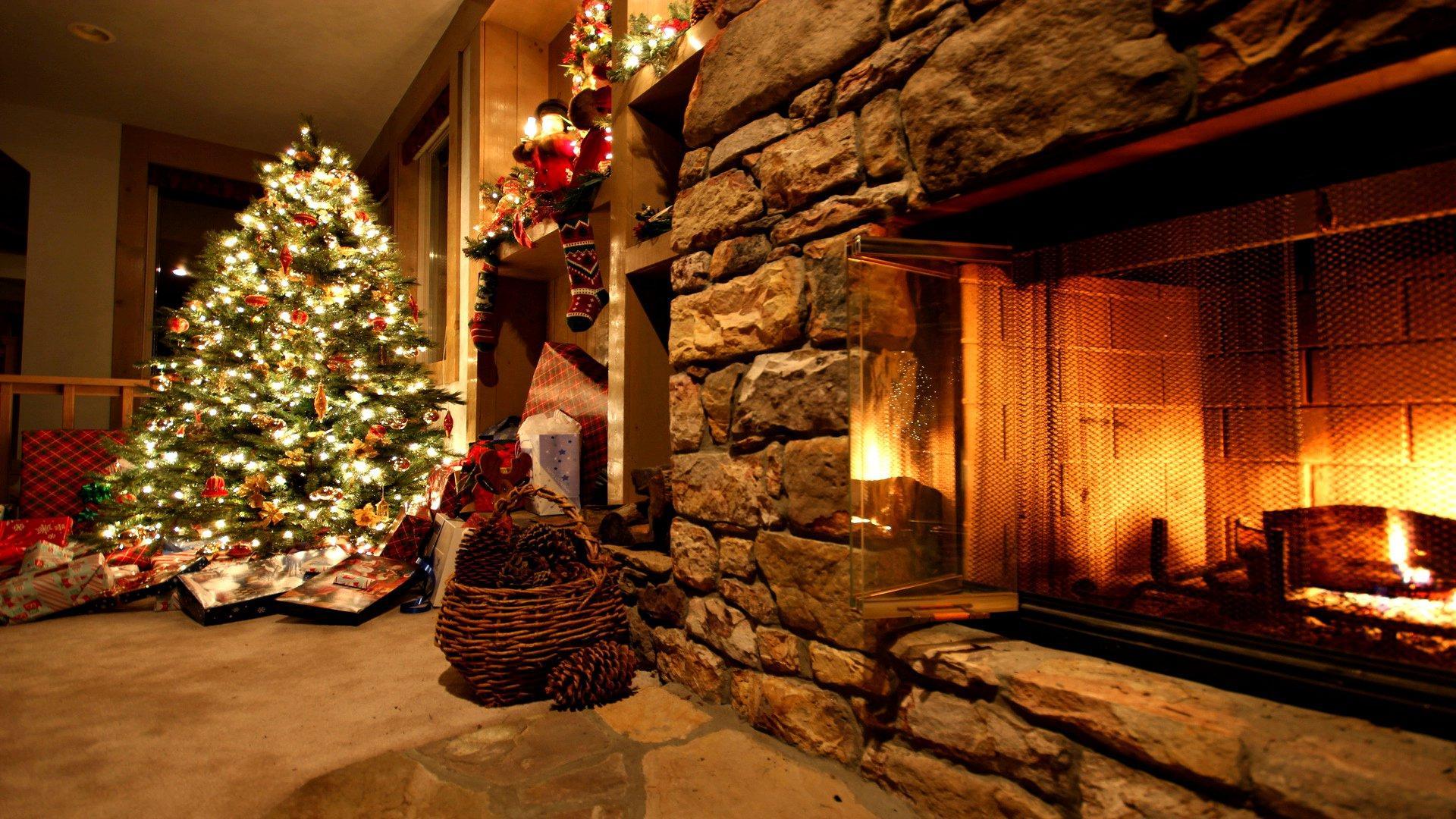 Winter Fireplace Wallpapers Top Free Winter Fireplace Backgrounds