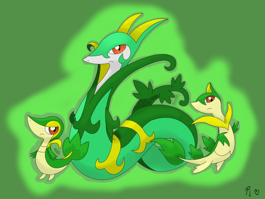 Snivy Wallpapers Top Free Snivy Backgrounds WallpaperAccess