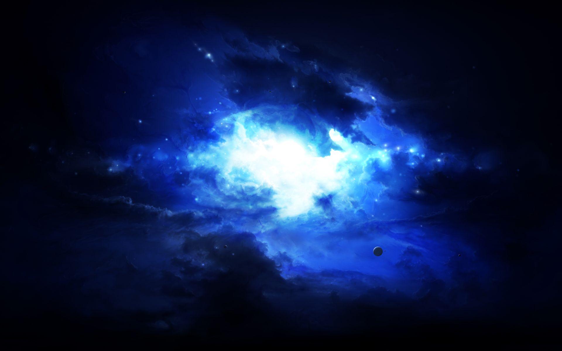 Blue Nebula Wallpapers Top Free Blue Nebula Backgrounds WallpaperAccess