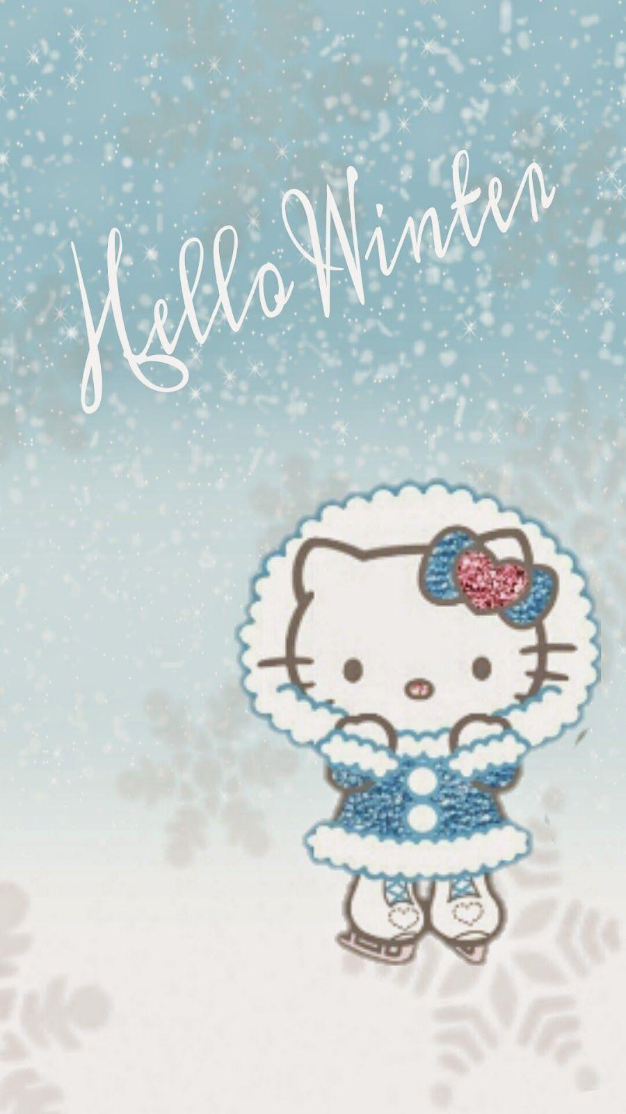 Hello Kitty Winter Wallpapers Top Free Hello Kitty Winter Backgrounds