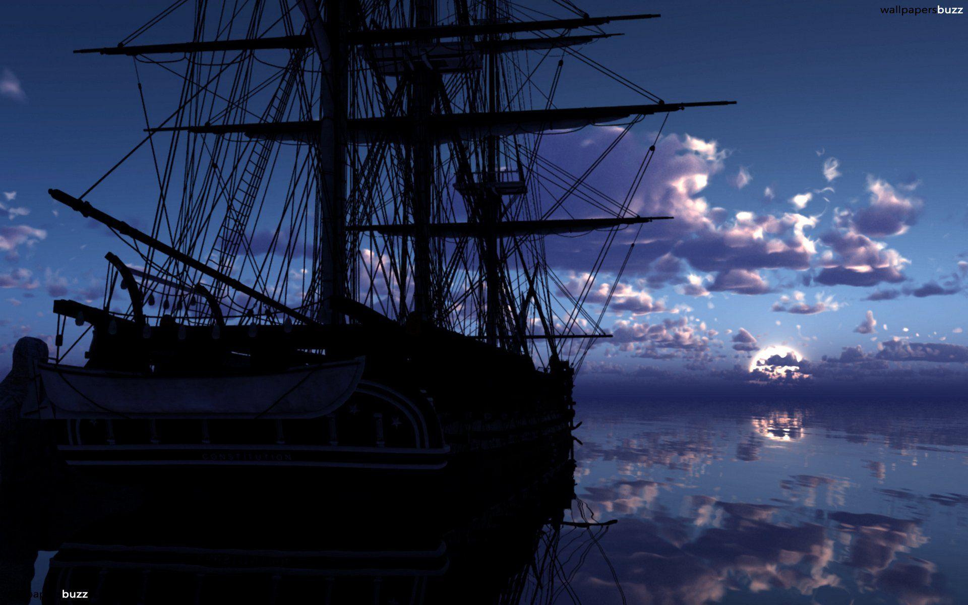 Ships at Night Wallpapers Top Free Ships at Night Backgrounds