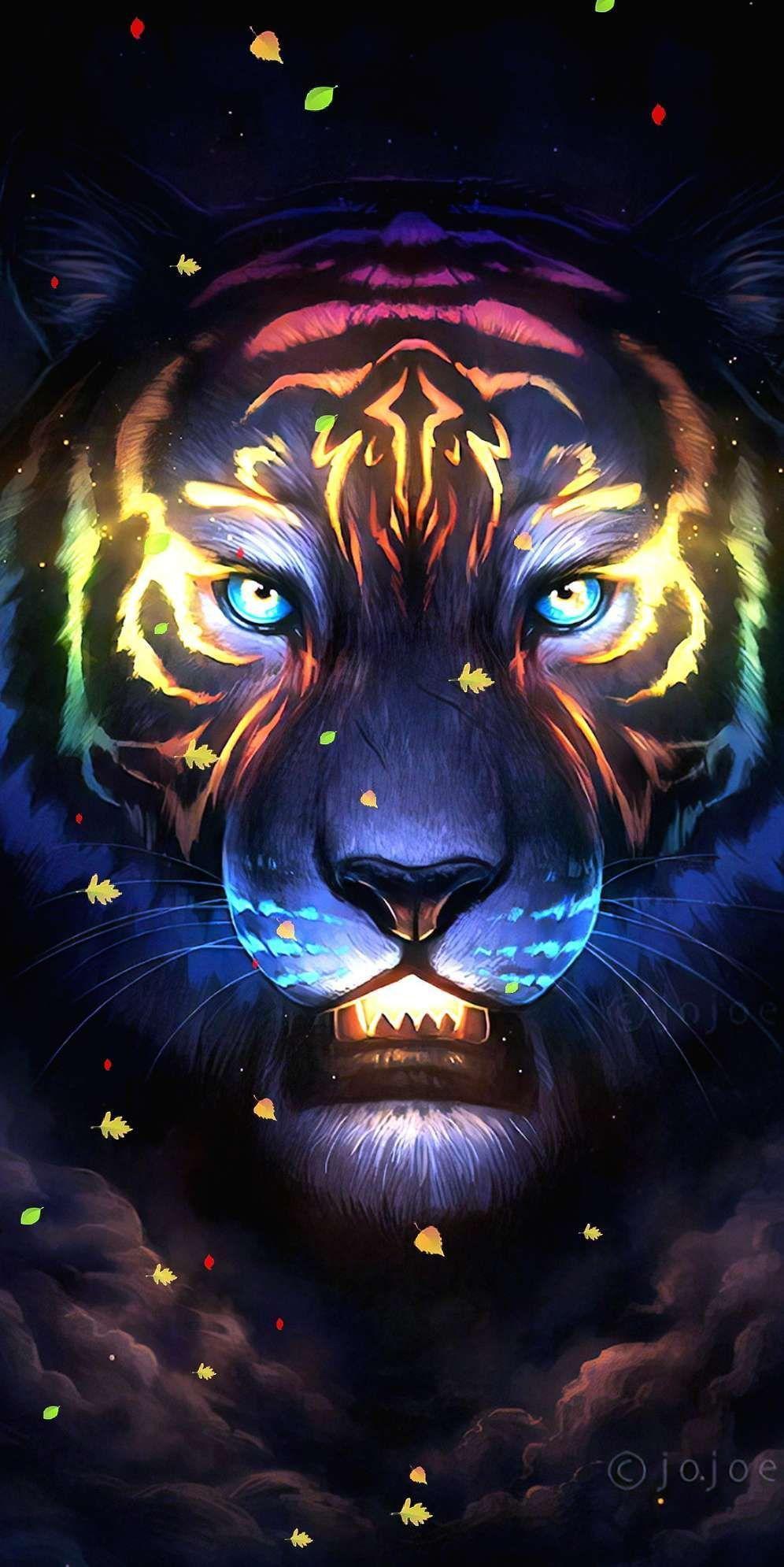 Blue Fire Tiger Wallpapers Top Free Blue Fire Tiger Backgrounds