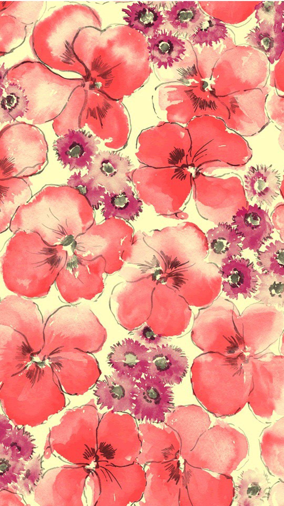 Coral Flower iPhone Wallpapers Top Free Coral Flower iPhone