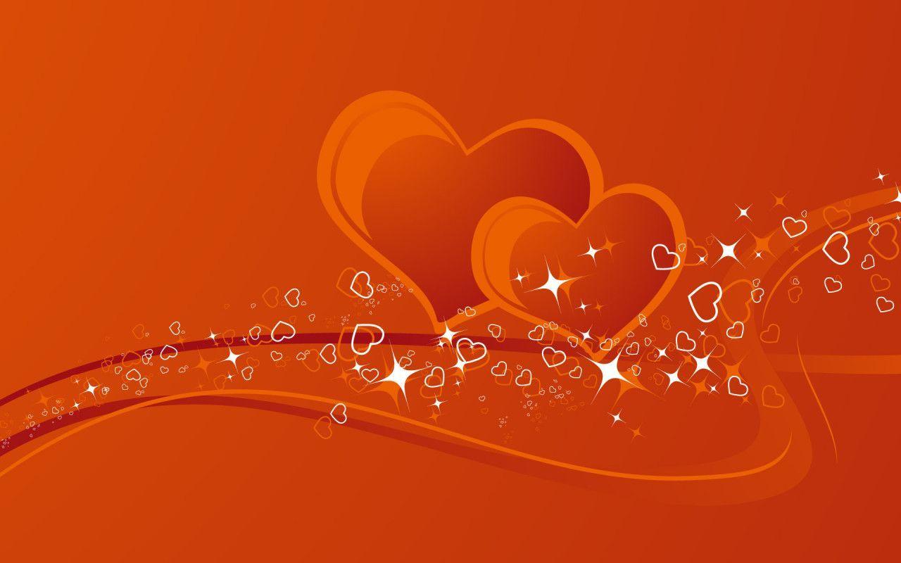 Orange Heart Wallpapers Top Free Orange Heart Backgrounds