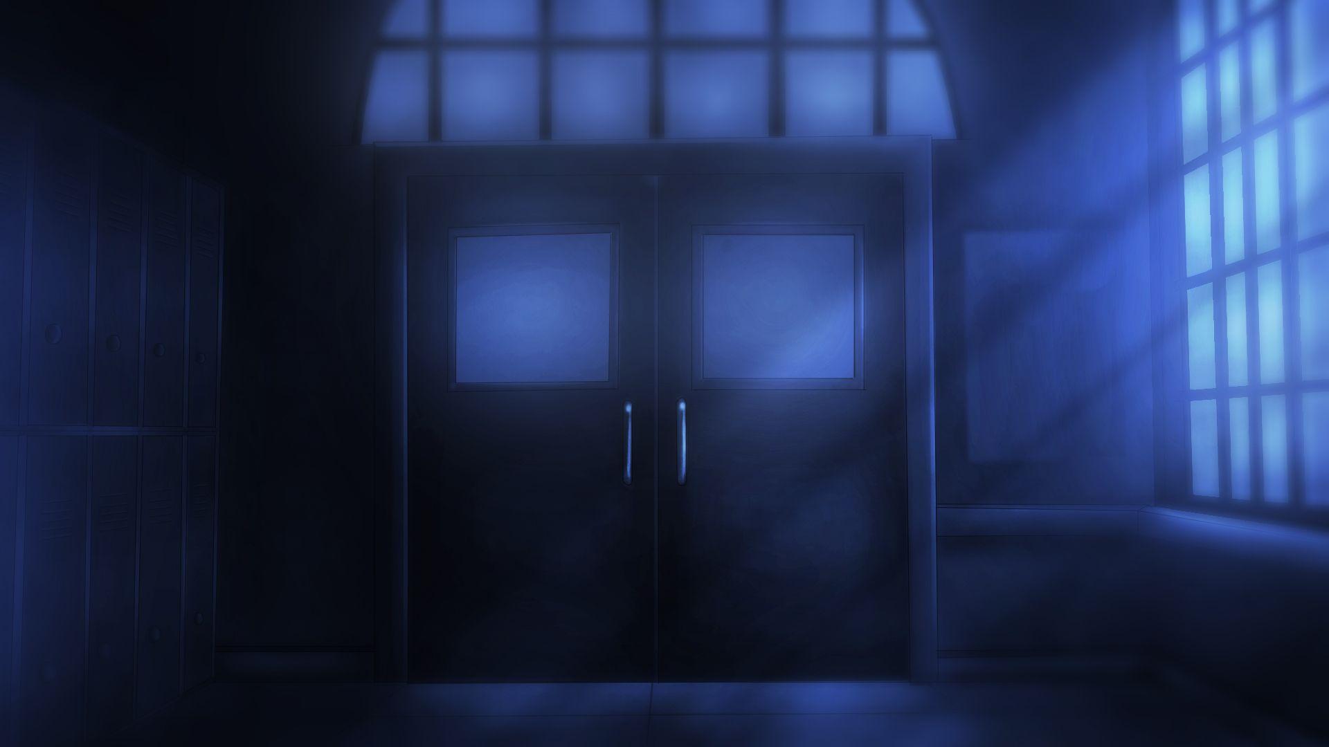 Anime Hallway Background
