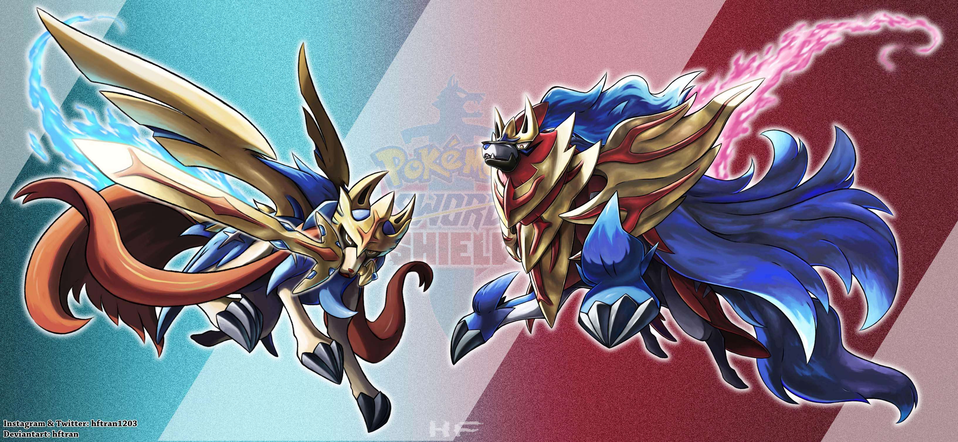 Zacian And Zamazenta Wallpapers Top Free Zacian And Zamazenta