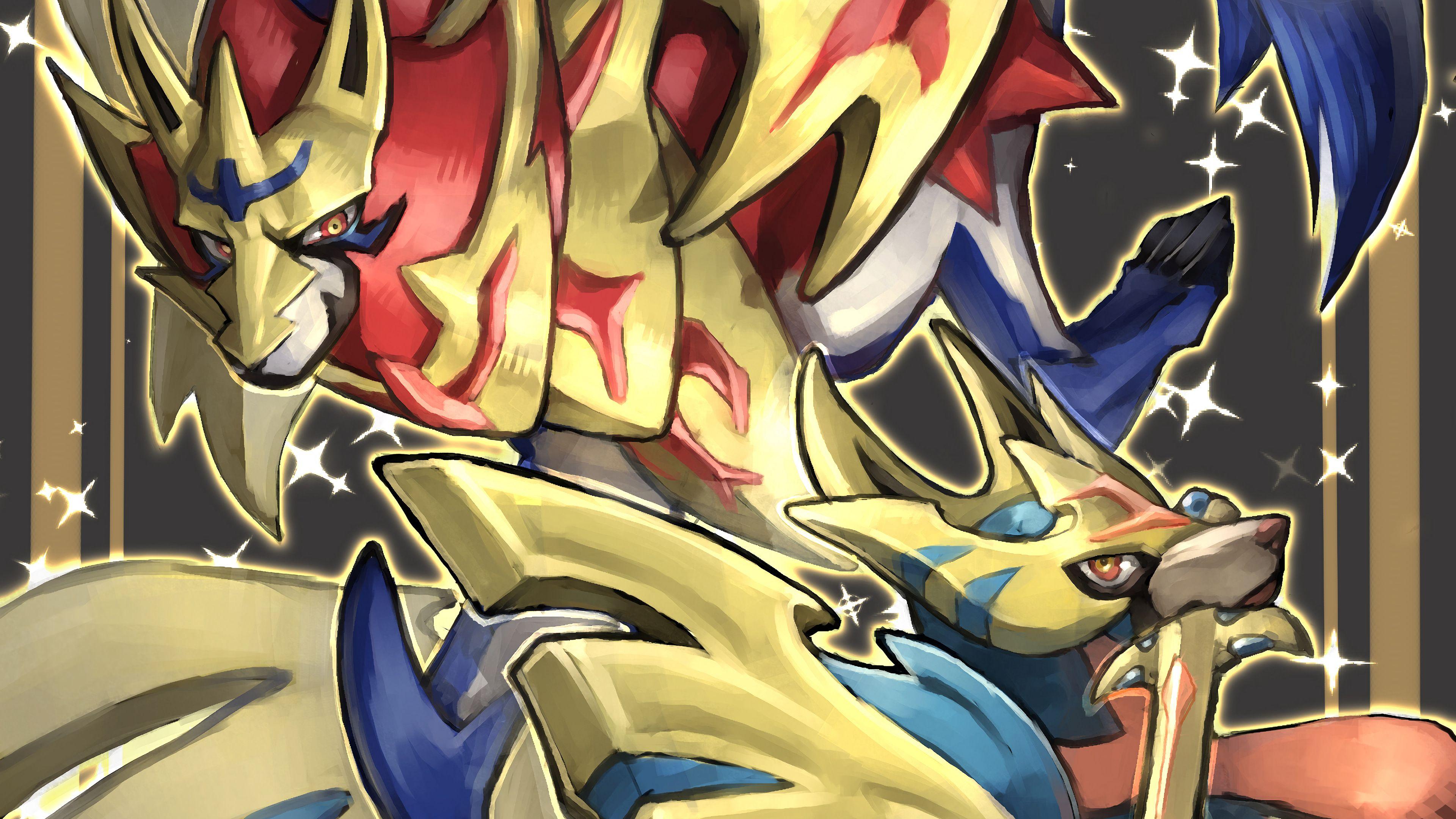 Zacian And Zamazenta Wallpapers Top Free Zacian And Zamazenta