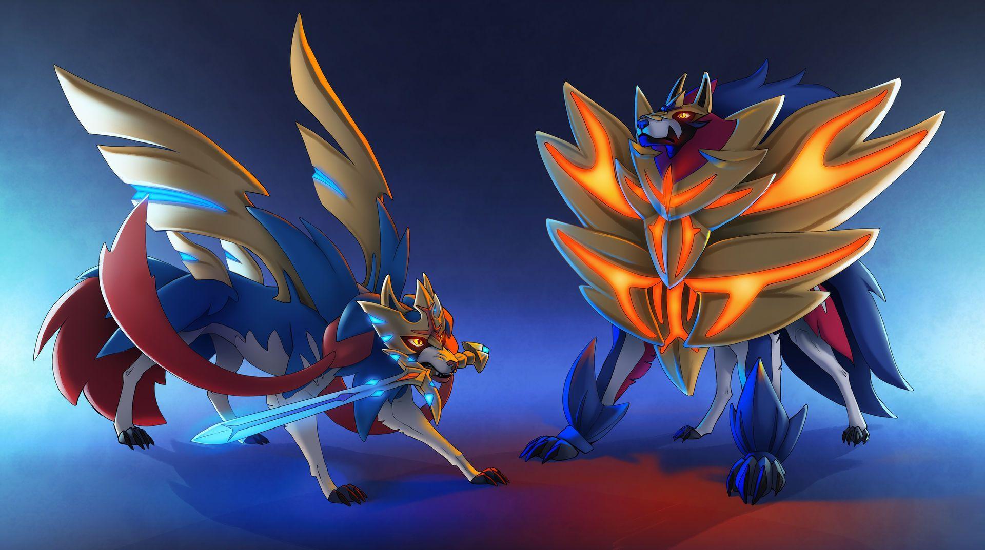 Zacian And Zamazenta Wallpapers Top Free Zacian And Zamazenta