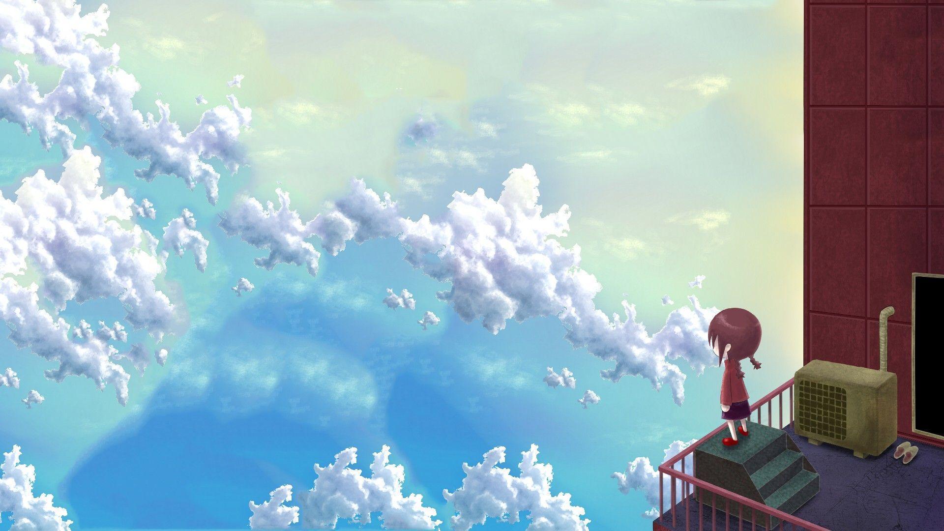 Blue Sky Anime Wallpapers Top Free Blue Sky Anime Backgrounds