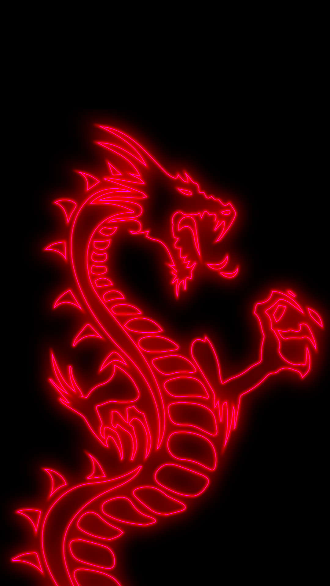 Cool Neon Dragon Wallpapers Top Free Cool Neon Dragon Backgrounds