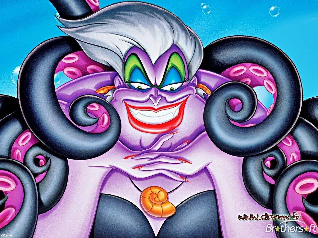 Disney Ursula Wallpapers - Top Free Disney Ursula Backgrounds - WallpaperAccess
