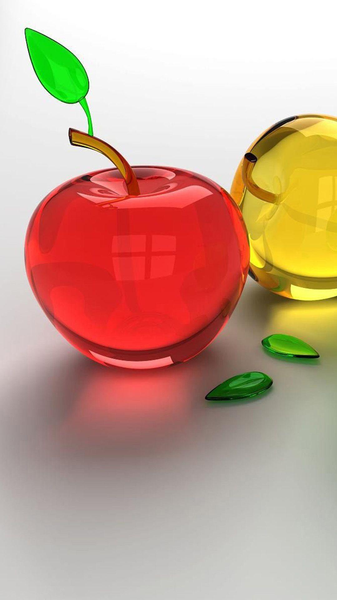 Glass Apple Wallpapers Top Free Glass Apple Backgrounds WallpaperAccess