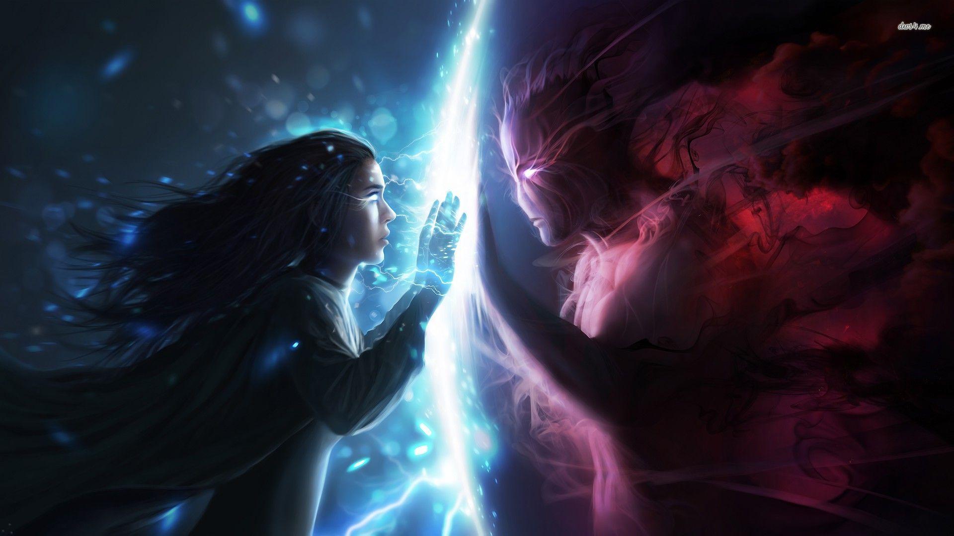 Half Angel Half Demon Wallpapers Top Free Half Angel Half Demon