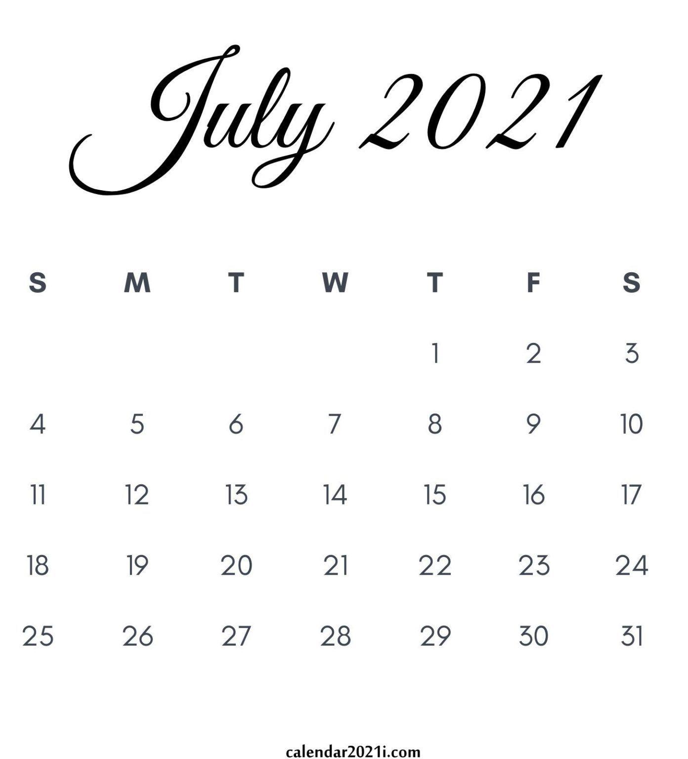 July 2021 Calendar Wallpapers Top Free July 2021 Calendar Backgrounds