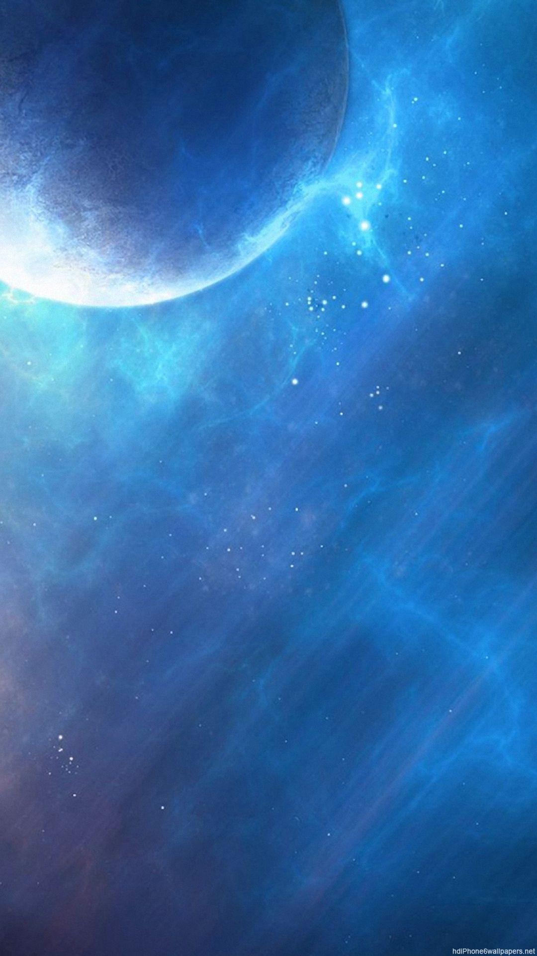 Blue Space iPhone Wallpapers Top Free Blue Space iPhone Backgrounds