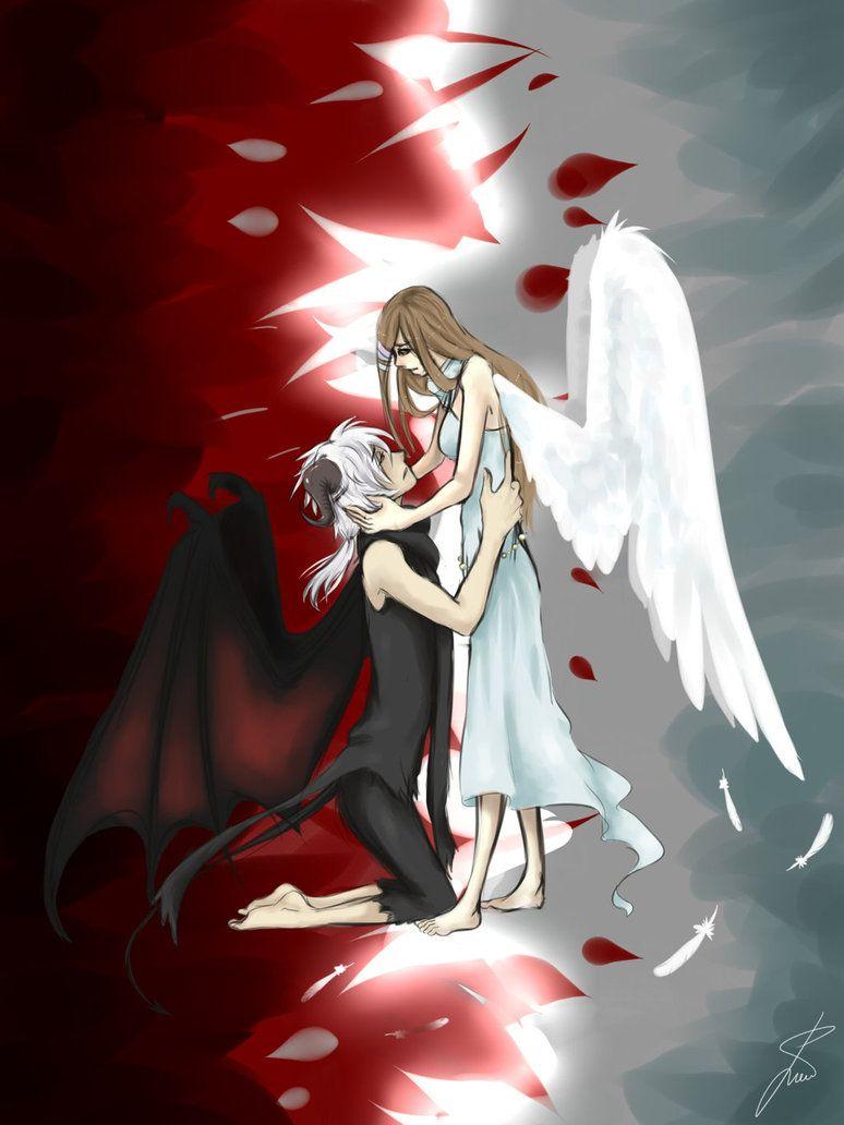 Angel and Demon Love Wallpapers Top Free Angel and Demon Love