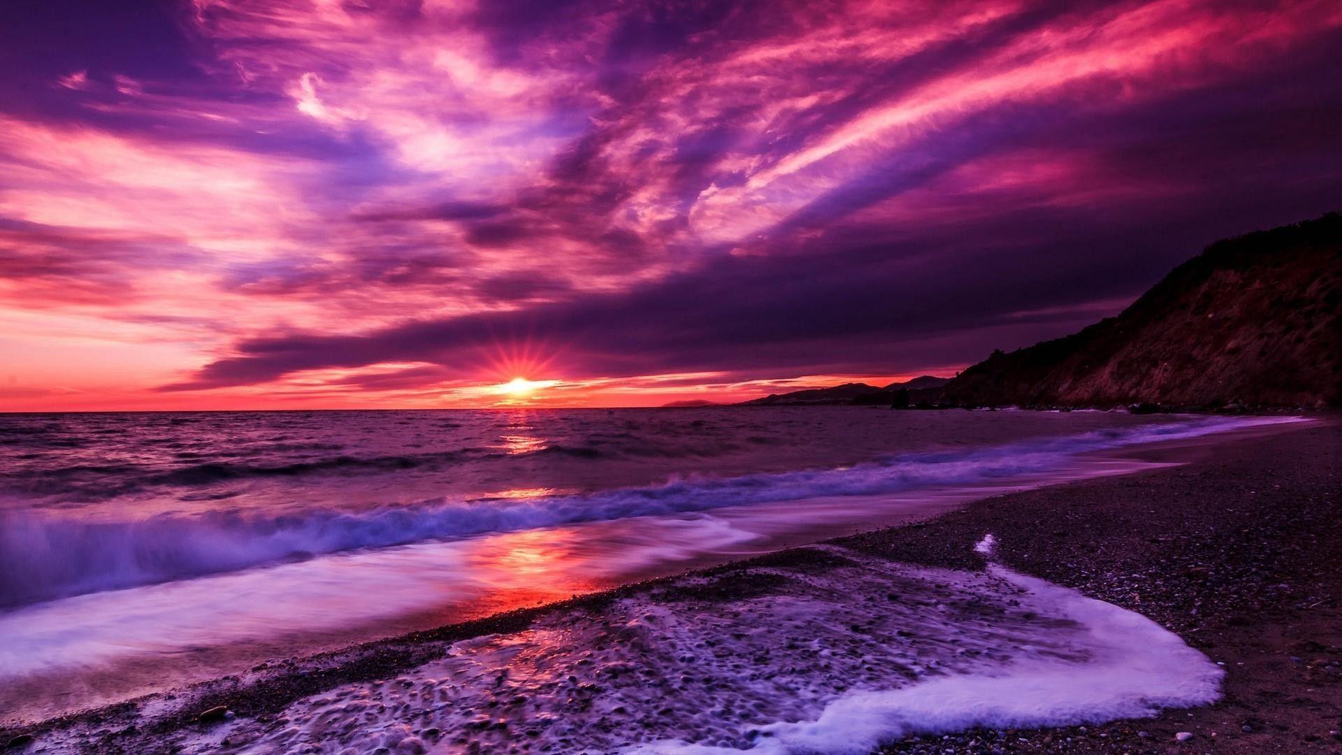 Pink Beach Aesthetic Wallpapers Top Free Pink Beach Aesthetic