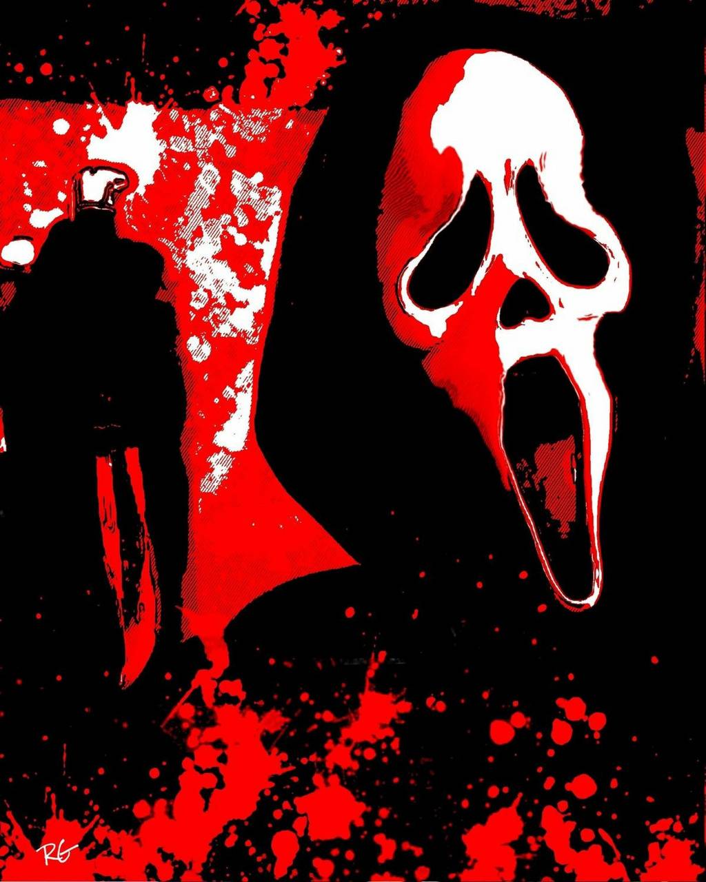 Scream Ghostface Wallpapers Top Free Scream Ghostface Backgrounds